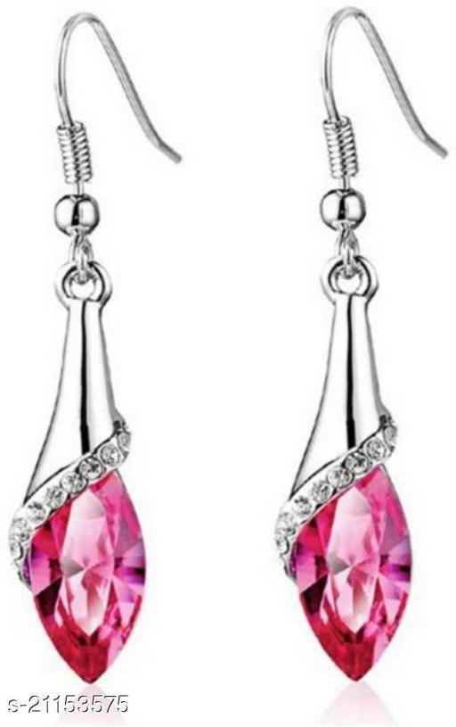 MYKI Ravishing Drop Earrings For Women & Girls Zirconia Stainless Steel Drops & Danglers