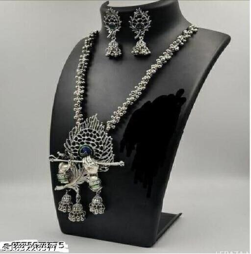 SPARKLIZA-OXIDISED-LATEST-FASHION-NECKLACE-KRISHNA-LONG-CHAIN-FOR-GIRLS-AND-WOMEN