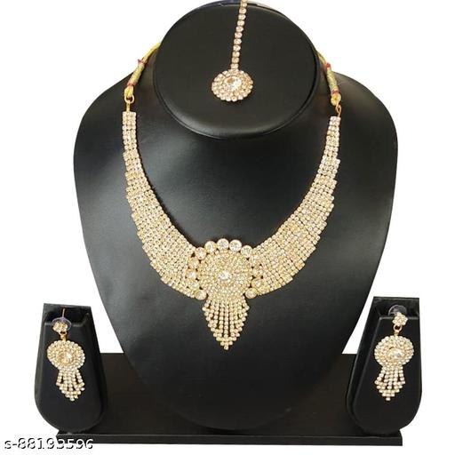 Miralic Gold Plated Artificial Jewellery Set Shefit