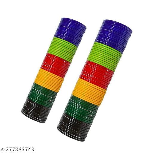 Primium Quality Multi Colours Bangles For Woman &Girl Fashion (Pack 72 Bangles)