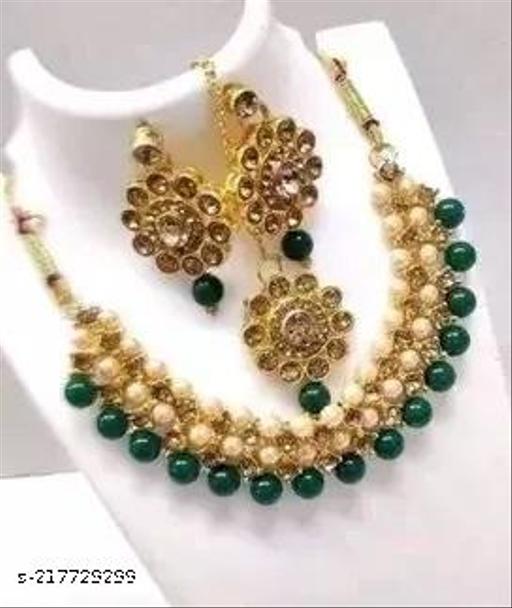 ALLOY-JEWELLERY-SET-GREEN