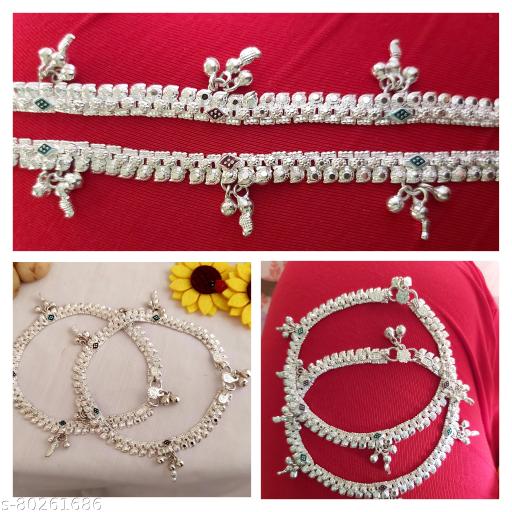 silver anklets