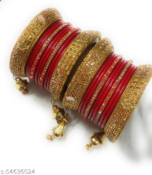 Rajasthani Red Lac Chuda