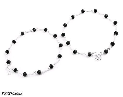 Anklets For Women // Black Ankle Bracelet // Black Anklet // Beach Anklet // Beach Jewelry // Black Onyx Ankle Bracelet // Black Onyx Anklet