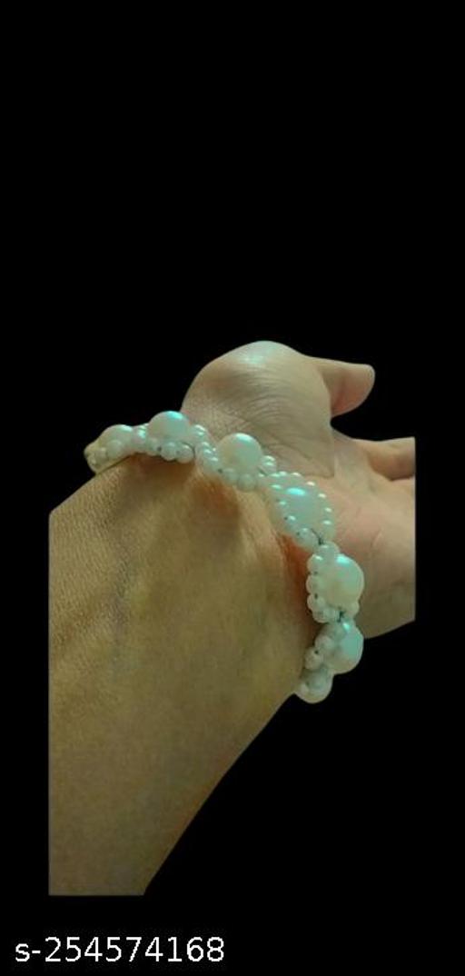 White beads bracelet