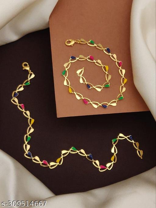 Fancy Multy Mina pan payal Micro Gold plating Daily wear