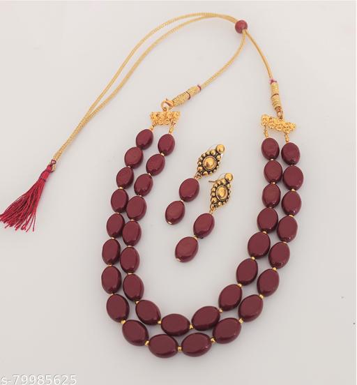 Go4crafts---Adorable-meron-flat-glass-necklace-set-for-women-(-jewellery-set-)