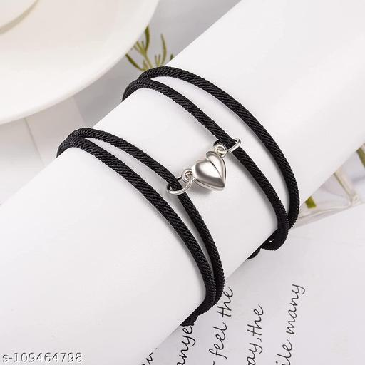 Magnetic Couples Long Distance Bracelets,Mutual Attraction Relationship Matching Friendship Bracelet, Couple Gifts for Boyfriend Girlfriend Women Men Lover 2pcs