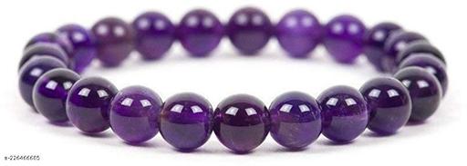 Natural Amethyst & Tiger Eye Healing Reiki Stone Beads Combo Multi Layered Bracelets. Unisex.