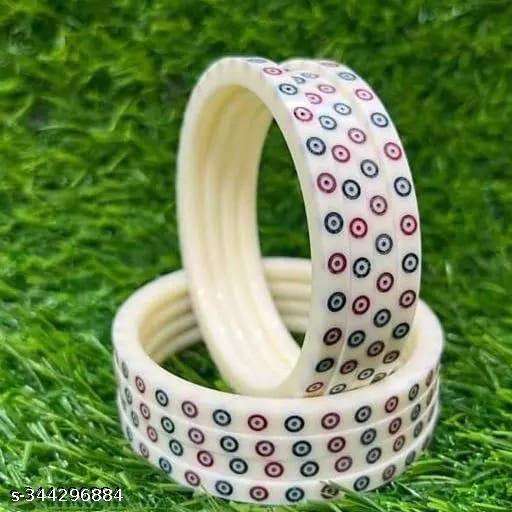 White Dot bangle unique Fancy Glittering chunky Chooda bangles/Diva Chooda bracelet and bangles/plain patti chooda/ Bridal Fancy Chooda/Punjabi Chooda/ Raj asthani Chooda /Bridal Fashion Jwellery/Beauty and Ethnic Wear jewellery bangles woman bangles