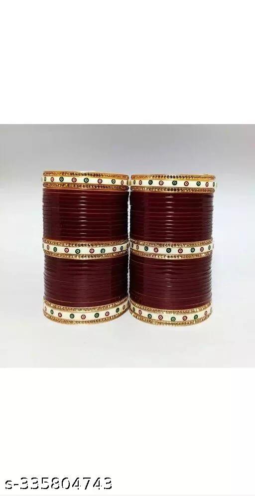Stylish Fancy chunky Chooda bangles/Diva Chooda bracelet and bangles/plain patti chooda/ Bridal Fancy Chooda/Punjabi Chooda/ Rajasthani Chooda /Bridal Fashion Jwellery/Beauty and Ethnic Wear jewellery bangles woman bangles/ wedding bangles set for wo