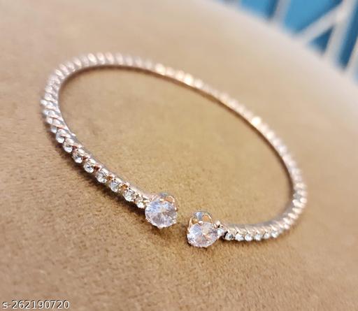American-diamond-necklace-with-earrings-and-bracelet-(Rose-Gold)