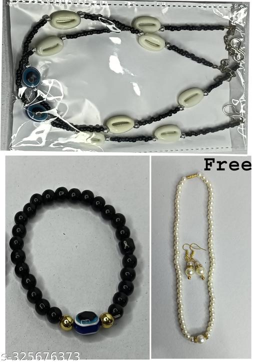 FZ Najriya Payal+Bracelet+Moti.Mala