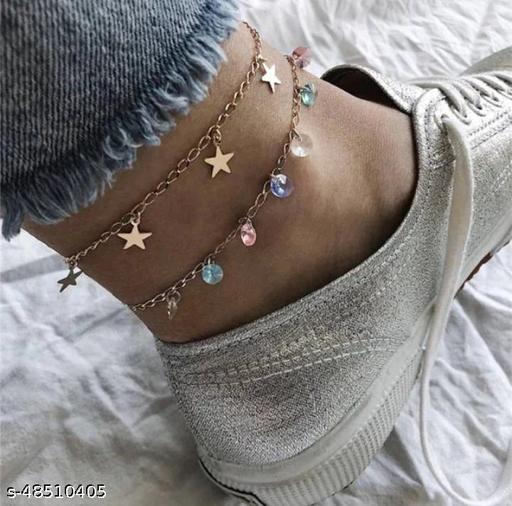 Shimmering Bejeweled Women Anklets & Toe Rings