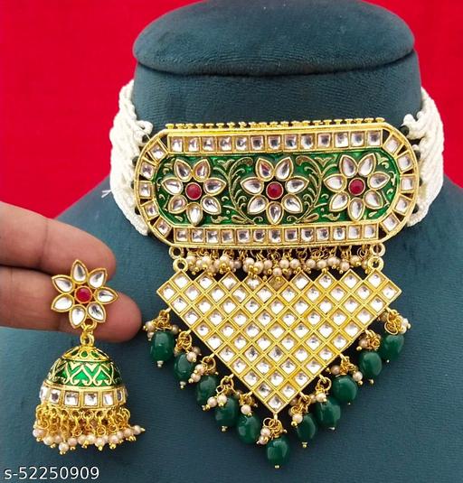 Trendy-Shimmering-Chunky-Women-Jewellery-Set