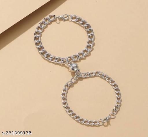 Ball Magnetic Couple Stainless Steel Bracelets Chain for Men Women Valentine's Day couple gifts for lovers | Gifts for couples, friendship bracelet, best friend gift | friendship band