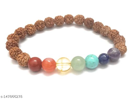 Rudraksha 7 Chakra Bracelet For Men and Women
