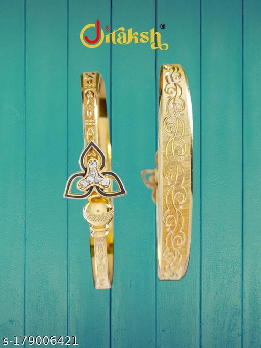 Micro Gold Plated Bangles For Women And Girls