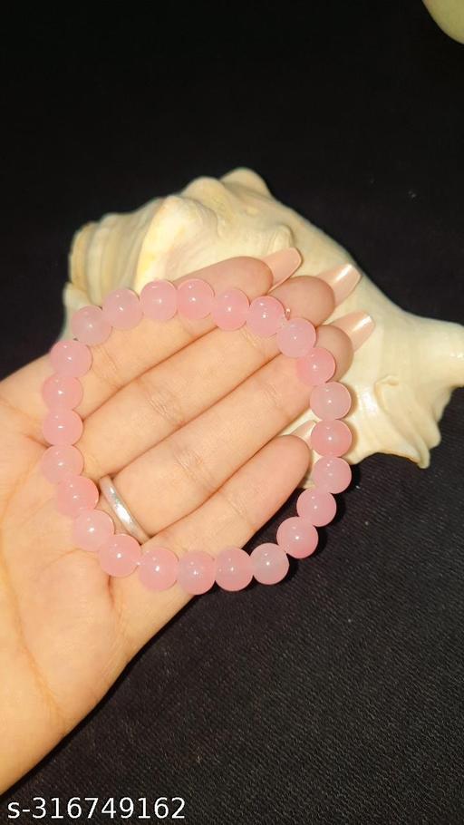 Pink pastel bead bracelet