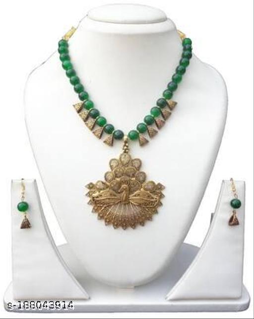 MEYARA-PEACOCK-LOOP-BEADED-NACKLACE-SET