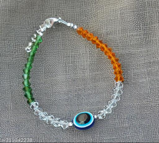 Tiranga evil eye bracelet