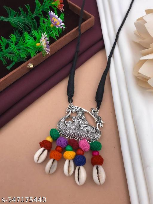 Navratri-Oxidised-Hand-Made-Set-And-Earrings