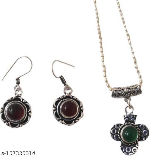 Tamraka-Metal-(Silver)-jewellery-set