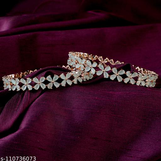 Rose Gold Mint Bangles