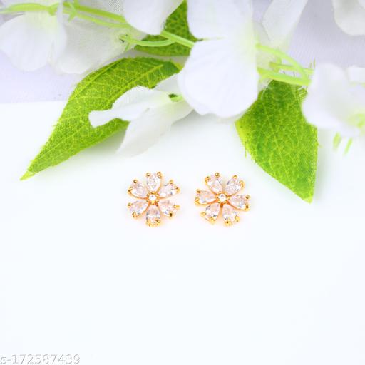 Gorgeous White Stone Studs for Women and Girls