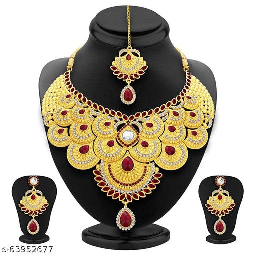 Austrian-Diamond-Elegant-Gold-Plated-Jewellery-SetFor-Women-&-Girl