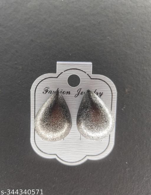 1ANK fancy grey light weight sparkling earings