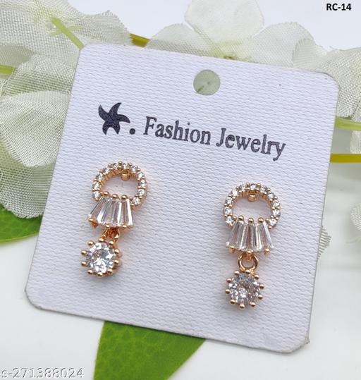 JewelShadi Fashion Jewelry Alloy Earring for Women-Gold