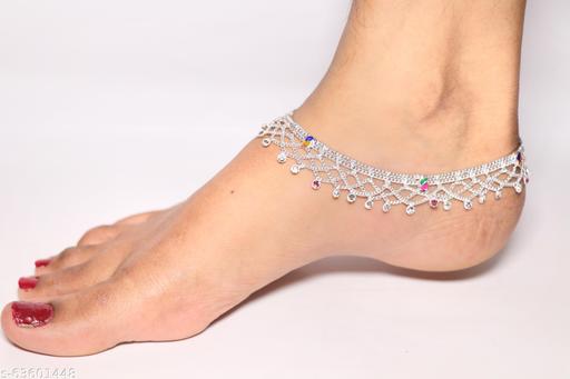 Nidhi Gold Silver Plated Whomen & Gil's Anklet /Payal