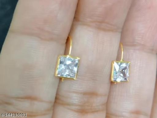 One gram gold plated hanging ear rings for girls and woman's