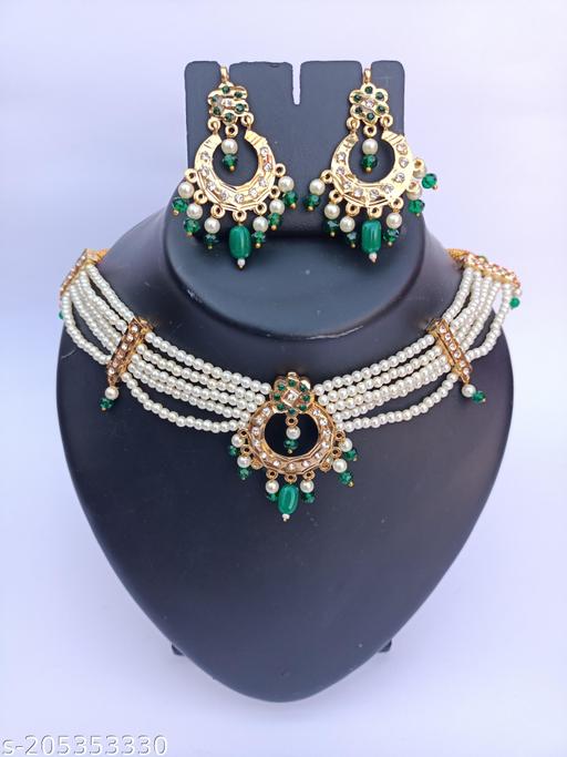 Bridal-CZ-Cubic-Zirconia-Beaded-Choker-Necklac-for-Women-Jewellery-Set