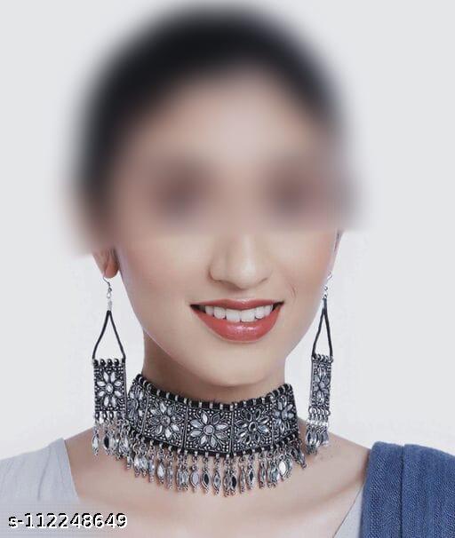 Mini-Mirror-choker-Jewellery-Set