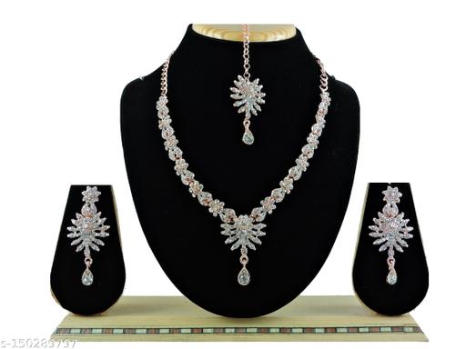 Vatsalya-Creation-Partywear-Diamond-Necklace-Set-with-Tikka