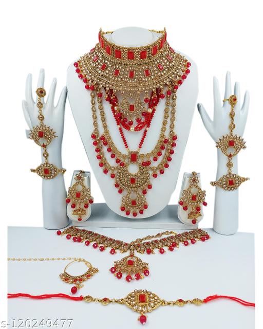 Jewellery-Bridal-Set-Gold-Plated-For-Girls-And-Women