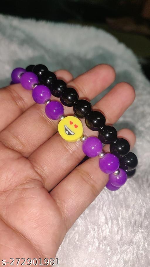 purple and black combo bracelet