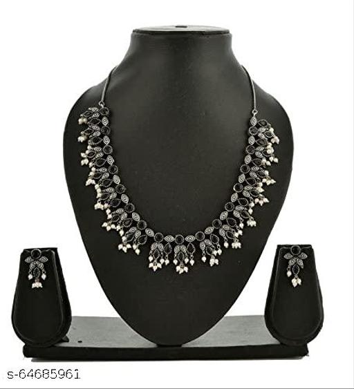 oxi-black-jewellery-set