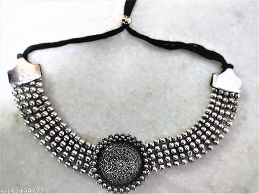 Beautiful-Silver-Oxidized-Neck-Choker