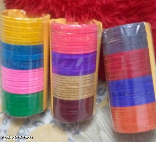 Velvet glass bangles