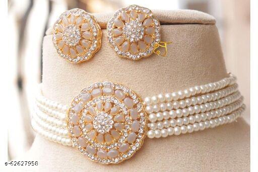 fine-work-pendent-with-pearl-multi-layer-choker-set