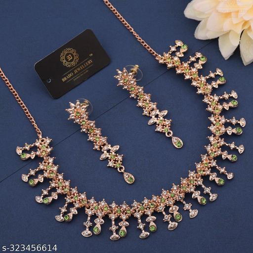 Beautiful-fancy-diamond-necklace-set-with-earrings-for-women-and-girls