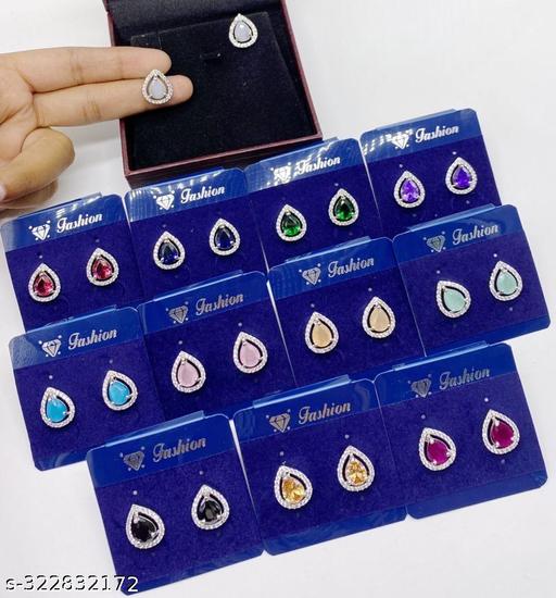 SHIVA COLLECTION FASHIONABLE EARRINGS & STUDS (PINK)