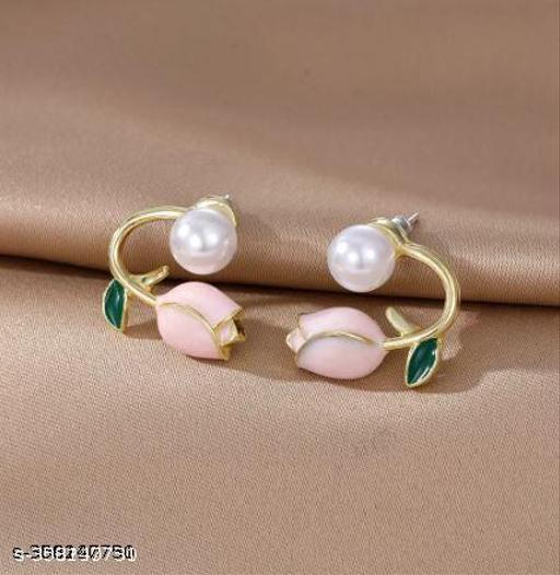 Korean Earrings For Women | Gifts For Girlfriend | Flower Trend Earrings