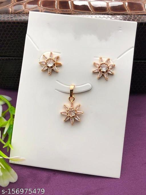 Rose-Gold-Plated-Ad-Chowki-Stone-Pretty-Flower-P.set