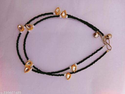 Twinkling graceful women anklets and toy rings