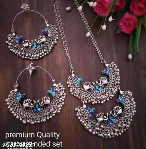 Princess-Fancy-Oxidised-Silver-Crystals-Jewellery-Sets-Combo
Name:-Princess-Fancy-Oxidised-Silver-Crystals-Jewellery-Sets-Combo