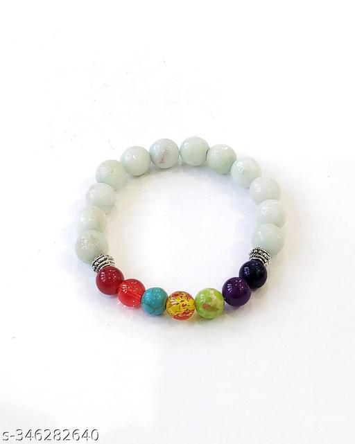 7 Chakra Beads Bracelet - Stone Beaded Friendship Crystal Bracelet for Girls & Boys, Increases Self control